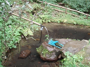 愛宕山の湧水（あたごやまのゆうすい）